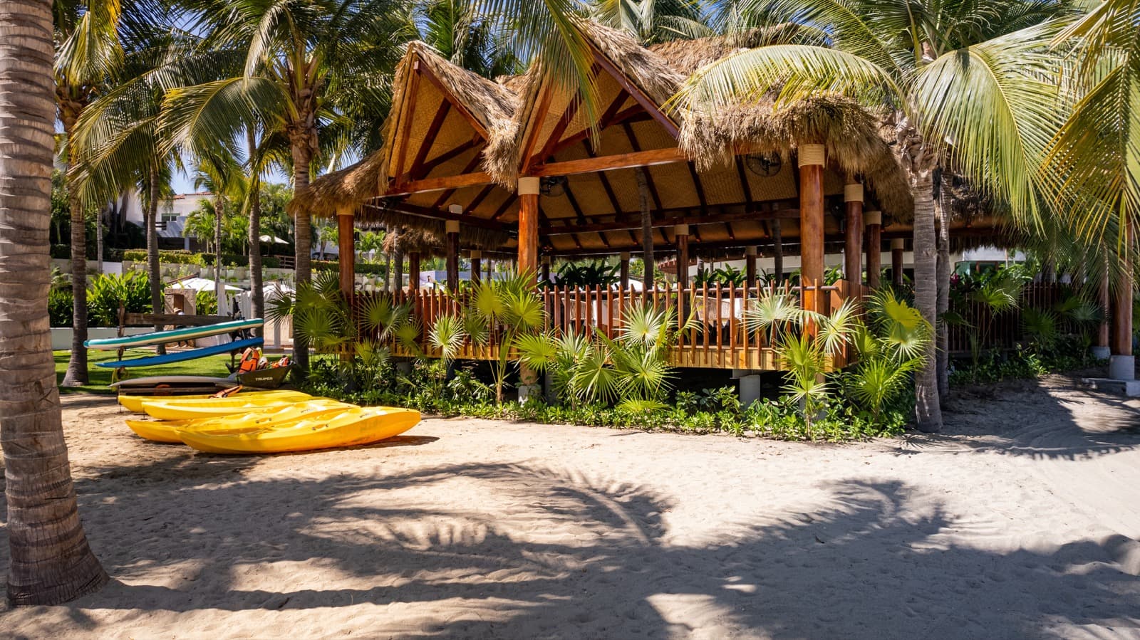 Rooftop plunge pools with ocean view